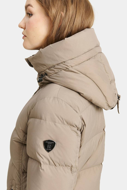 ROCKANDBLUE FALCON 110 cm - Długi puchowy damski płaszcz 