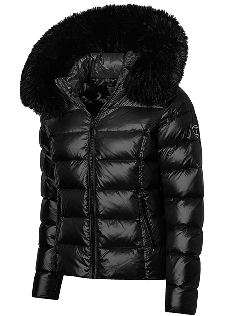 ROCKANDBLUE ICE FX 60 cm - Luksusowa kurtka puchowa z kołnierzem z lisa