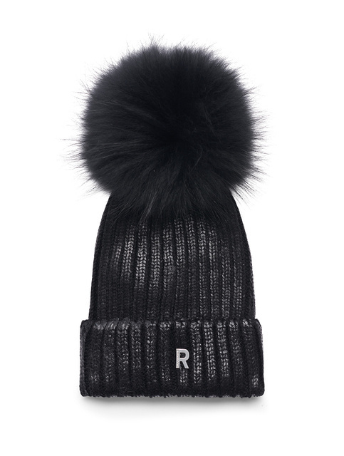 Czapka ROCKANDBLUE POM POM X Black Black