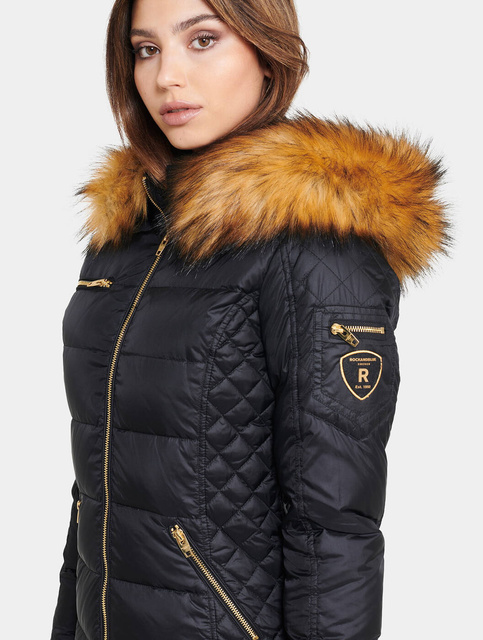 ROCKANDBLUE CIARA 90 cm - Puchowy płaszcz o bardzo wąskim kroju