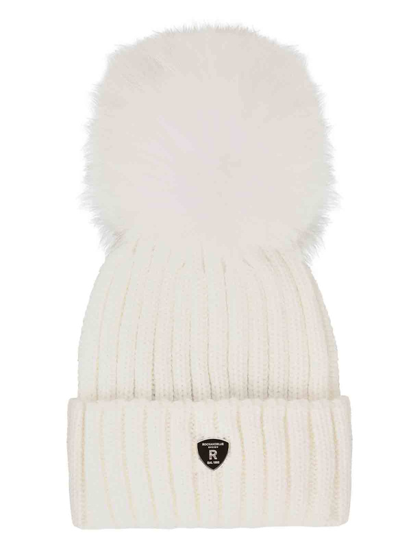 ROCKANDBLUE Czapka POM POM WHITE