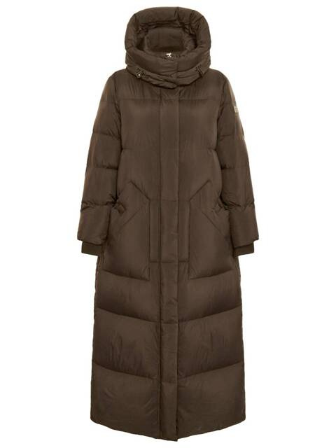 ROCKANDBLUE GIGI COAT BLACK 133 cm maxi długi płaszcz puchowy