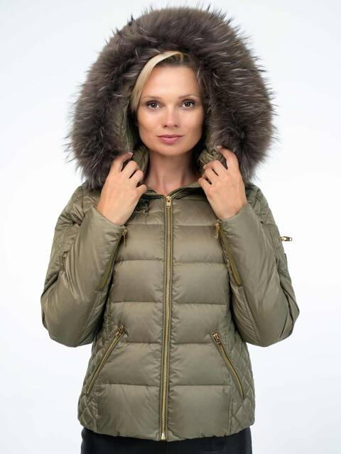 Kurtka puchowa zielona ROCKANDBLUE RITA